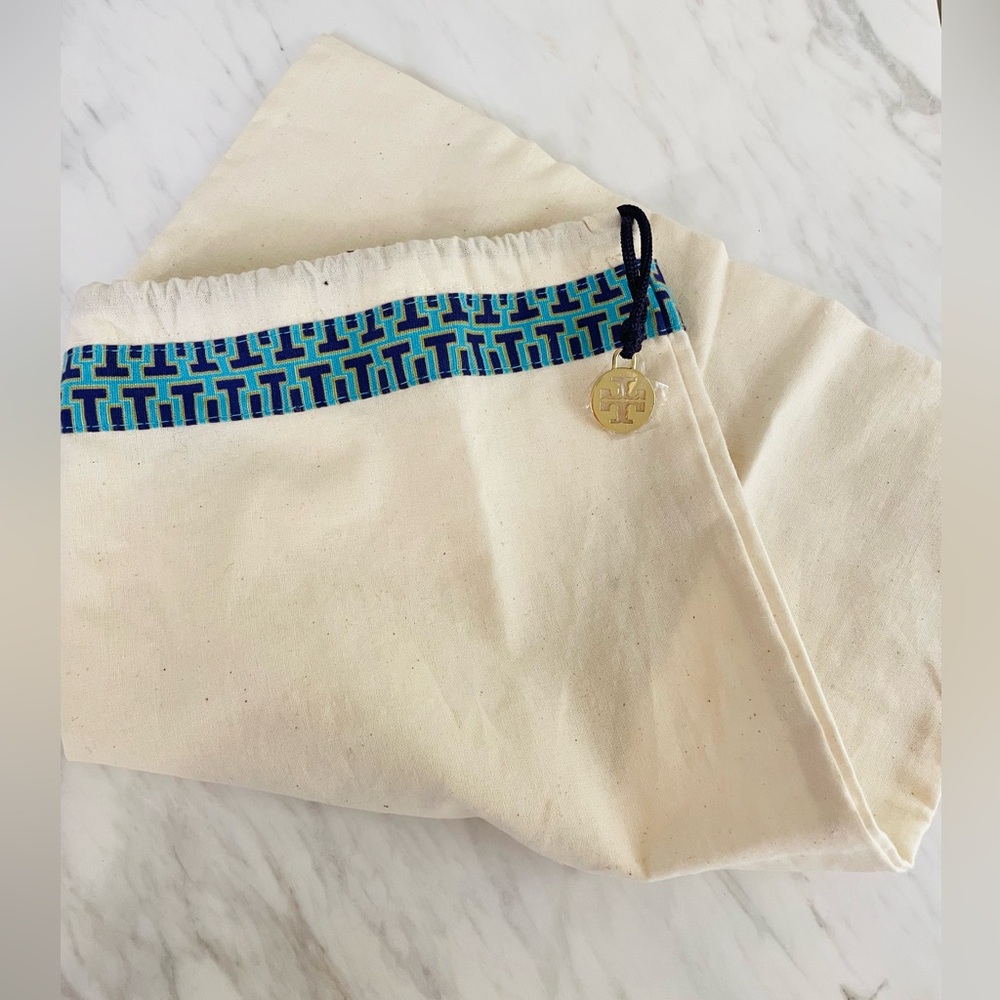 Tory Burch Stitched Logo 30MM Slide, Sz 7.5 - Picture 9 of 10